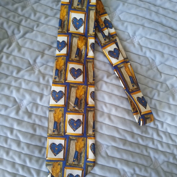 Yves Saint Laurent Silk men's tie - Picture 1 of 5